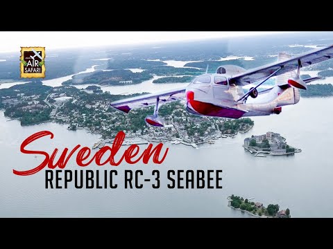 Flyover Stockholm with the Republic Seabee