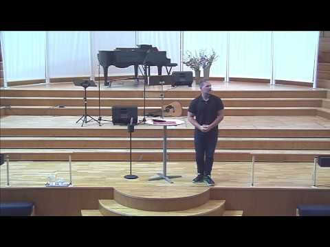 170723 Predikan - "Josefs bröder - vet du vad du får?", Christofer Öhrvall