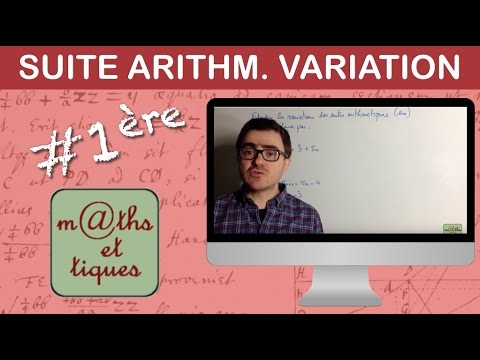 Study the direction of variation of an arithmetic sequence - First
