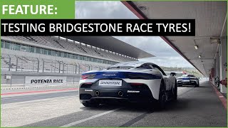 Maserati MC20 flat out at Portimao with new Bridgestone Potenza Race tyres!