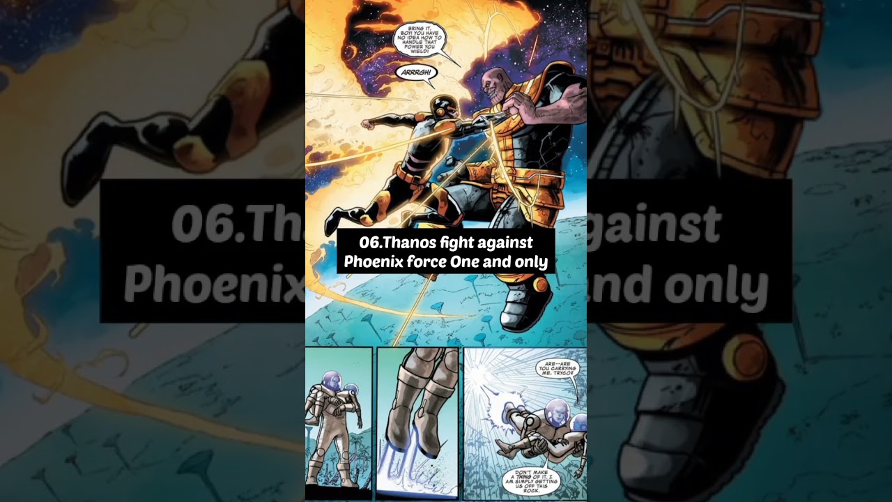 How powerful was Thanos in comics|#shorts #shortsvideo