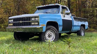 Replacing U-Joints and Welding Up an Exhaust on the 1985 Square Body Chevy