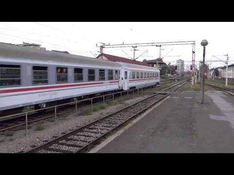 D414 Alpine Pearls arrives & departs from Zagreb