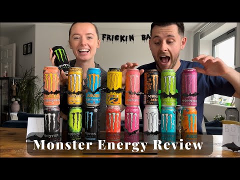 We tried EVERY Monster Energy Drink Flavour - YouTube