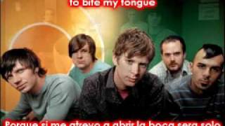 Relient K - Bite my tongue (Ingles - Español)