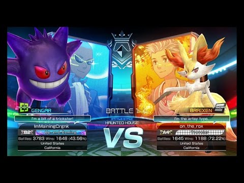 Pokken Tournament -  Ft 5 Gengar vs Rox #30daysofGengar