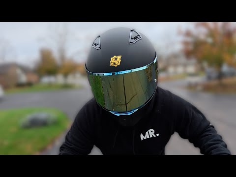 HAX Obsidian Full Face Dual Visor Adult Motorcycle Helmet for Motorbike Street Bike with Pinlock