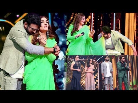Prabhas Makes Fun with His First Crush Raveena Tandon on Salman Khan Reality Show