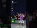 Ice Cold Auger-Aliassime Celebration ?