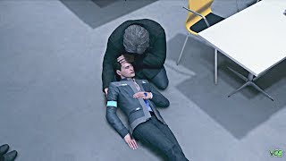 Detroit: Become Human - Connor Dies in Hank's Arms (He Calls Him SON!)