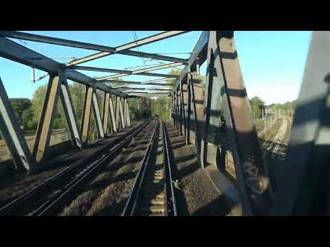 Train cab ride; Lehrte-Emmerich am Rhein (20240929)