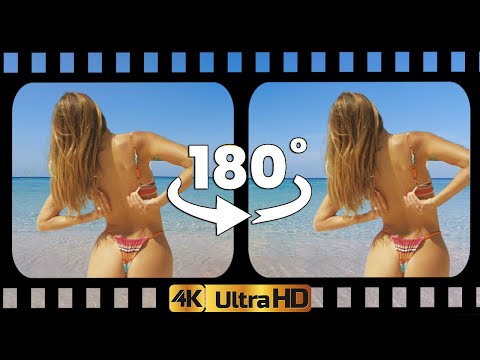 🇪🇸 Walking Through Barcelona’s Topless Beaches: A 180° VR Experience 🌊✨ 🇪🇸 #180 #VR #video4k