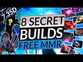 TOP 8 SECRETLY BROKEN Builds! - BEST HERO & ITEM COMBOS For FREE MMR - Dota 2 7.35d Guide