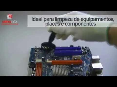 Video - Vídeo - Pincel Antiestático para Limpeza de Placas de Circuito Impresso, Equipamentos e Componentes Diversos - US47