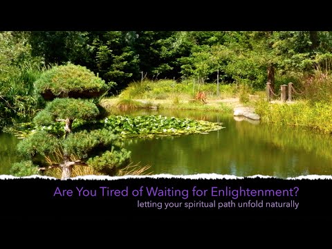 悟りを待つのに疲れましたか？| ジョン・バーニーの一日限りの非二元性のリトリート (Tired of Waiting for Enlightenment? | Jon Bernie day-long nonduality retreat)