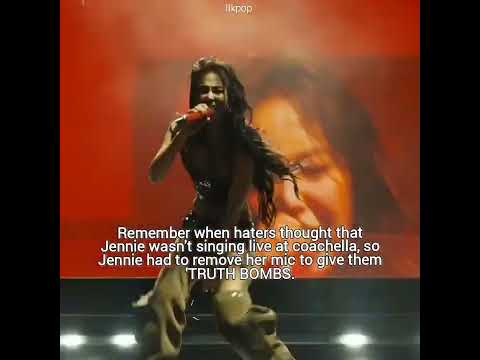 Sorry, not sorry, haters!😏 #jennie #jenchella #coachella2025 #shorts