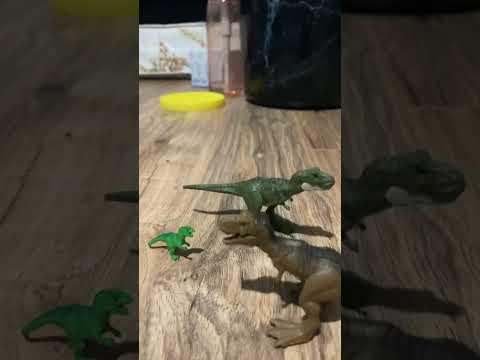 Buck and Doe T. rex with their son