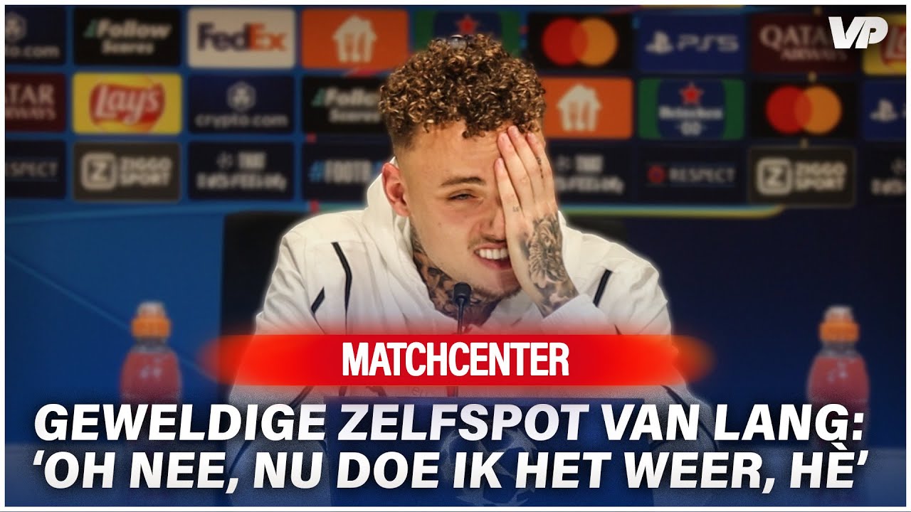 Thumbnail for article: Geweldige zelfspot van Lang: 'Oh nee, nu doe ik het weer...'