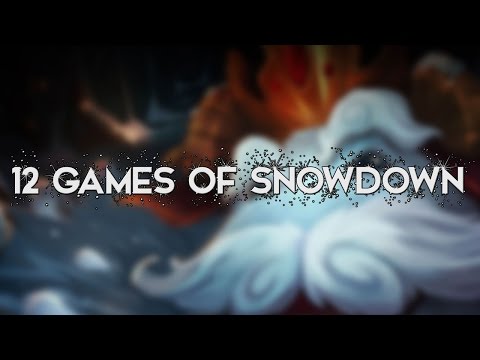12 games of Snowdown (12 Days of Christmas Parody)