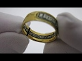 Відео огляд Срібна позолочена каблучка "Вінчальна" кжх20
