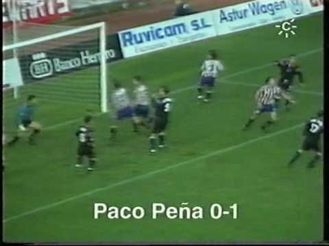 Gol de Paco Peña de chilena - 1998 Sporting de Gijón - Sevilla FC