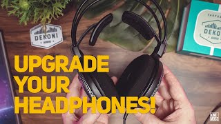 Upgrade your Audio Technica ATH AD with these! Dekoni Elite Velour Ear Pads | How to Change Ear Pads