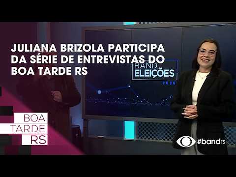 Juliana Brizola participa da série de entrevistas do Boa Tarde RS