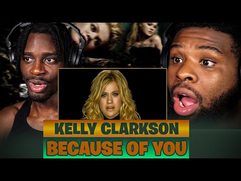 FIRST TIME reacting to Kelly Clarkson - Because Of You | BabantheKidd (Official Music Video)