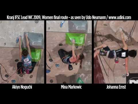 Kranj climbing WC 2009 women finals
