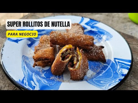 RECETA DE ROLLITOS DE NUTELLA - RECETAS PARA NEGOCIO