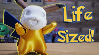 3D Printing a Massive Pikachu – Did It Work?