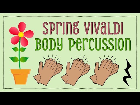 Spring by Vivaldi | Easy Body Percussion for Kids 🌸