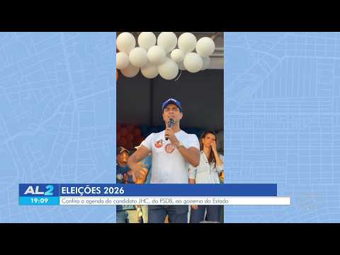 JHC visita Santa Luzia do Norte durante agenda de campanha em Alagoas - 16/09/2026