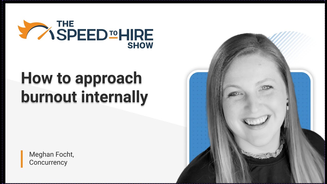 How to approach burnout internally