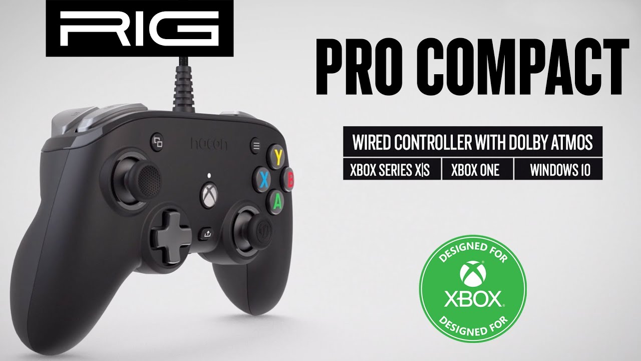 RIG PRO Compact Xbox Controller | World's First Dolby Atmos Controller - YouTube
