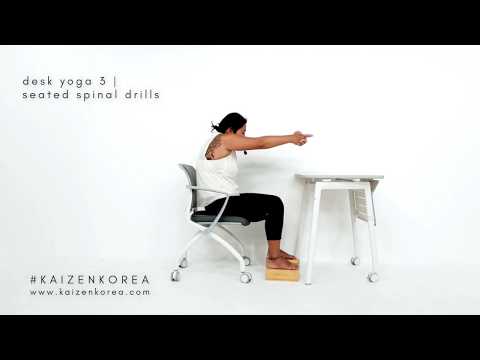 Desk Yoga 3/5 | Spinal Articulation