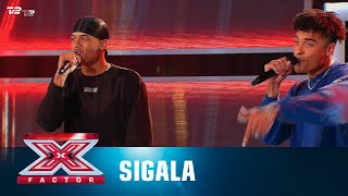 Sigala synger ’Folding Clothes’ - J. Cole (Six Chair Challenge) | X Factor 2023 | TV 2