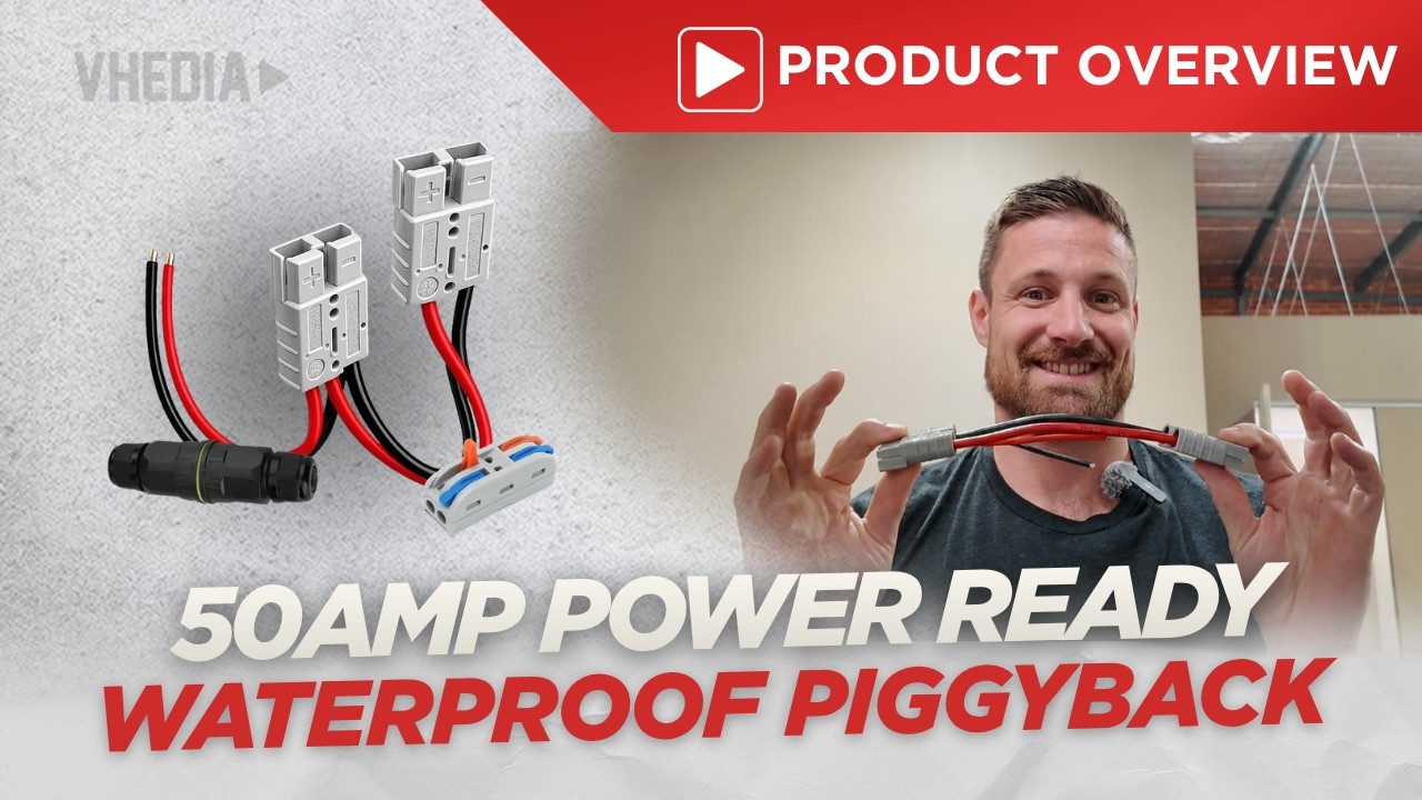 Anderson Piggyback Cable | Power Tap for TPMS and Wireless Cameras