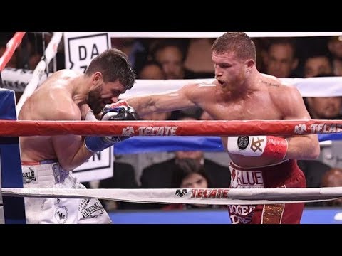Saul Alvarez ve Rocky Fielding 15 Aralık 2018