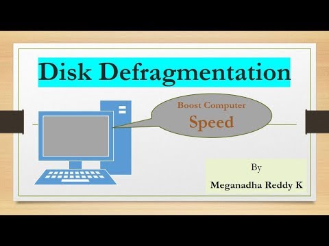 DISK DEFRAGMENTATION [Win 10 OS] : Improve your COMPUTER PERFORMANCE