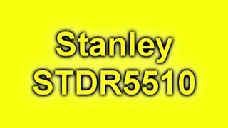 Stanley STDH-5510 - відео 2