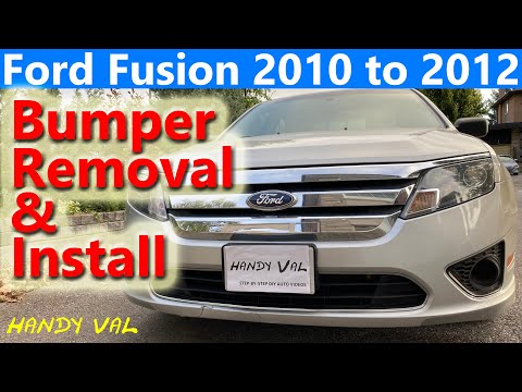 Ford Fusion Front Bumper Install and Removal for 2010, 2011 and 2012