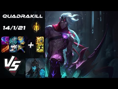 BOTTOM Varus vs Kalista [QUADRAKILL] - NA Grandmaster Patch 25.S1.3