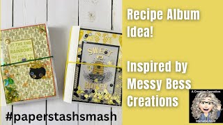 Recipe Album Idea!!!  It holds recipes, photos, and is a journal, all in one!