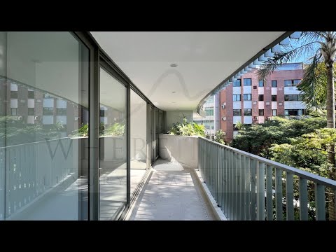 W04.991 - Apartamento com varanda em prédio novo no Leblon