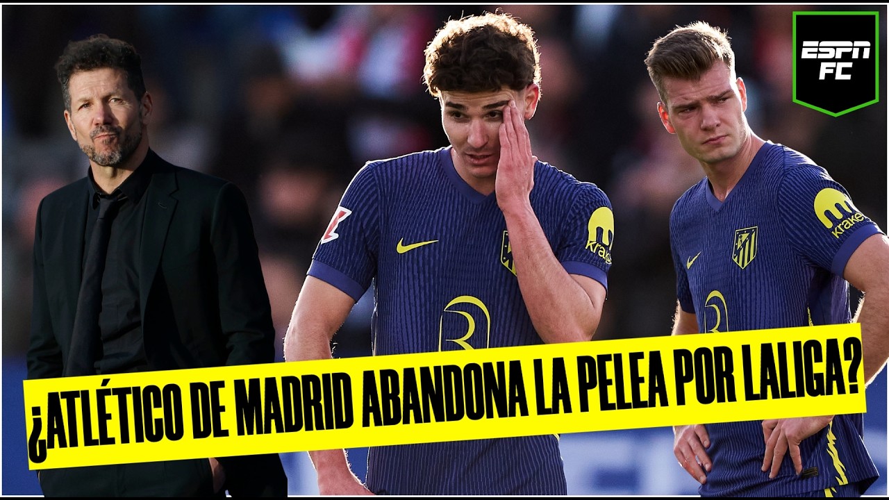 ATLÉTICO DE MADRID y CHOLO SIMEONE en CAÍDA LIBRE: LALIGA se aleja y la CRISIS aumenta | ESPN FC