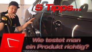 5 wichtige Tipps - wie testet man ein Produkt richtig ? Produkttest-Gu