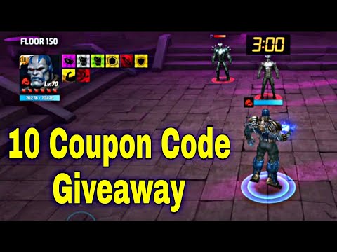 10 Coupon Code Giveaway And Shadowland Stage 150 Win Guide - Marvel Future Fight
