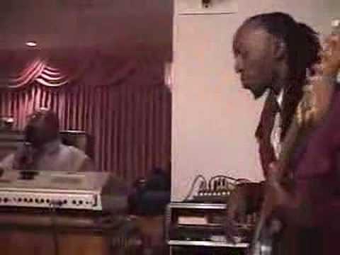 James Ross @ Man(Bass), Jessie(Keys), Happy(Guitar)