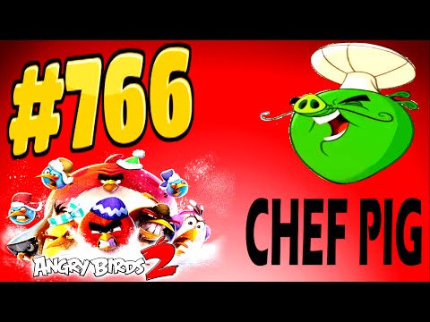 Angry Birds 2-Bamboo Forest The Hamazonas Chef Pig Level-766 Three Star Walkthrough